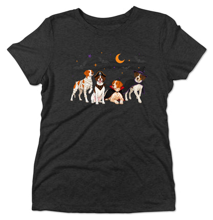 Brittany Halloween Lineup - Women's Tri-Blend T-Shirt