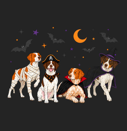 Brittany Halloween Lineup - Women's Tri-Blend T-Shirt