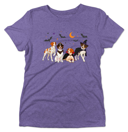 Brittany Halloween Lineup - Women's Tri-Blend T-Shirt