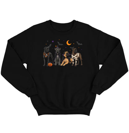 Cane Corso Halloween Lineup - Adult Unisex Crewneck Sweatshirt