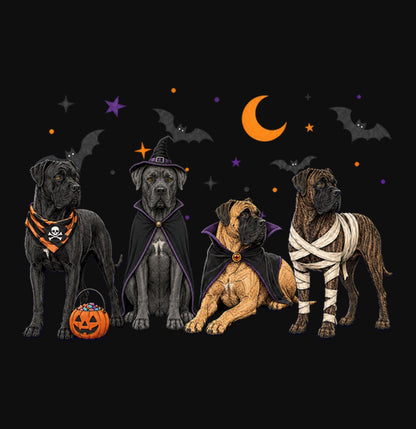 Cane Corso Halloween Lineup - Adult Unisex Crewneck Sweatshirt