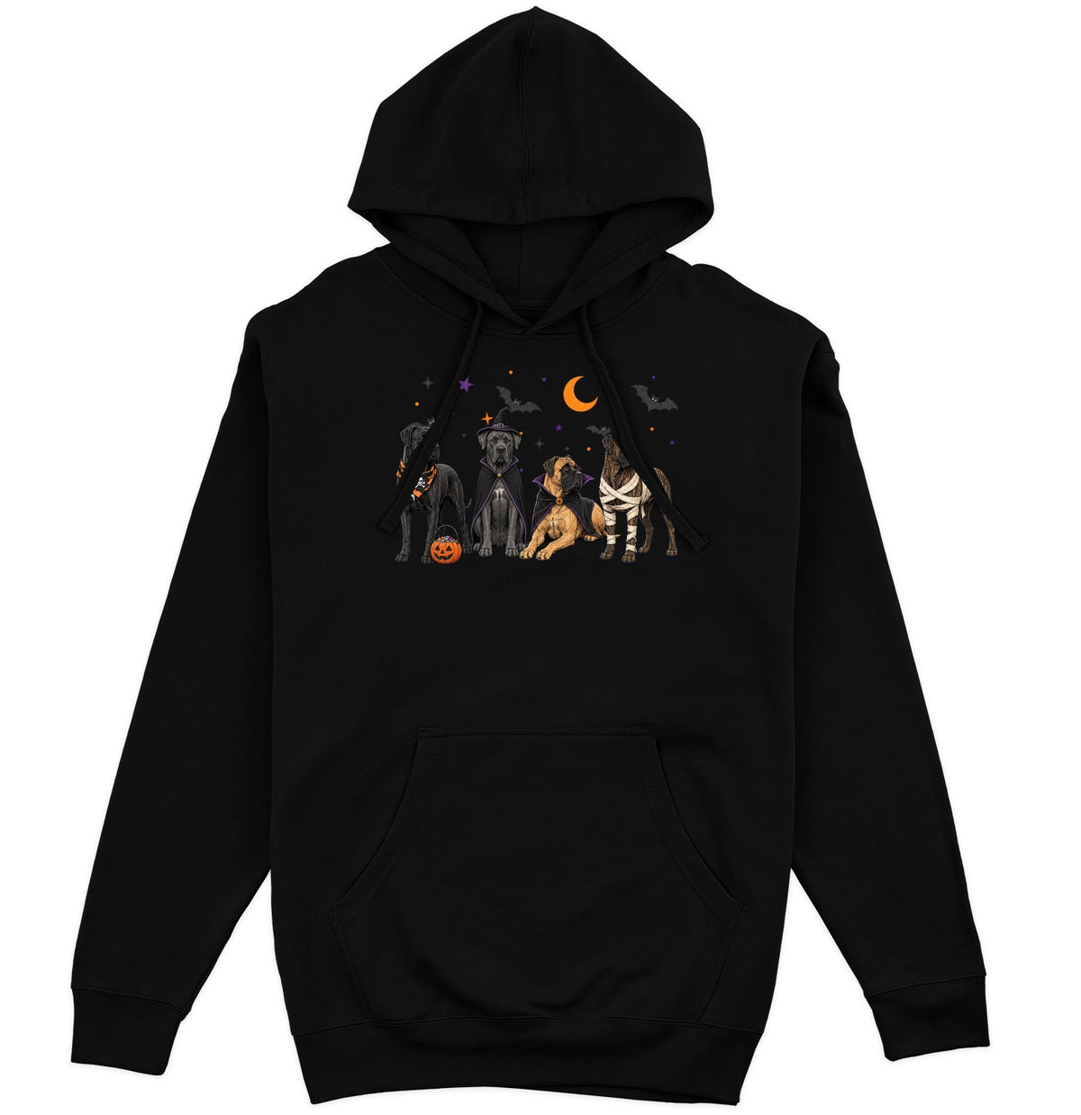 Cane Corso Halloween Lineup - Adult Unisex Hoodie