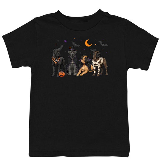 Cane Corso Halloween Lineup - Kids Unisex T-Shirt