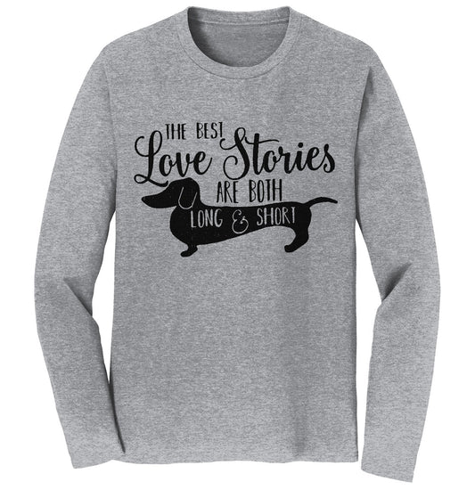 Dachshund Love Stories - Adult Unisex Long Sleeve T-Shirt