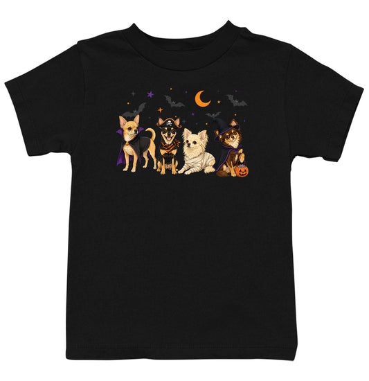 Chihuahua Halloween Lineup - Kids Unisex T-Shirt