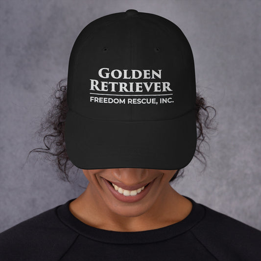 Golden Retriever Freedom Rescue Wordmark - Classic Twill Hat