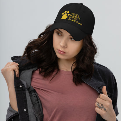 Golden Retriever Rescue of Michigan Logo - Classic Twill Hat