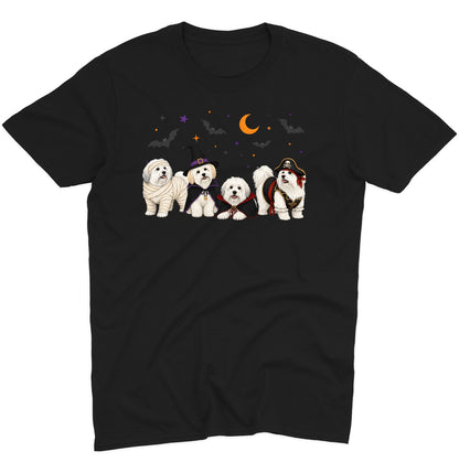 Coton de Tulear Halloween Lineup - Adult Unisex T-Shirt