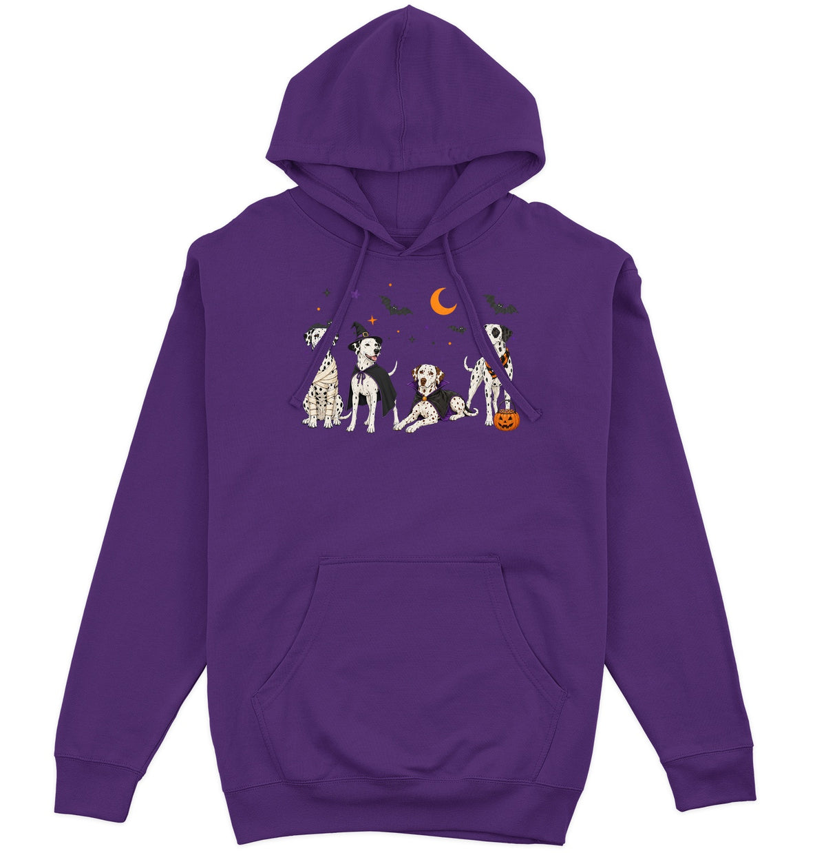 Dalmatian Halloween Lineup - Adult Unisex Hoodie