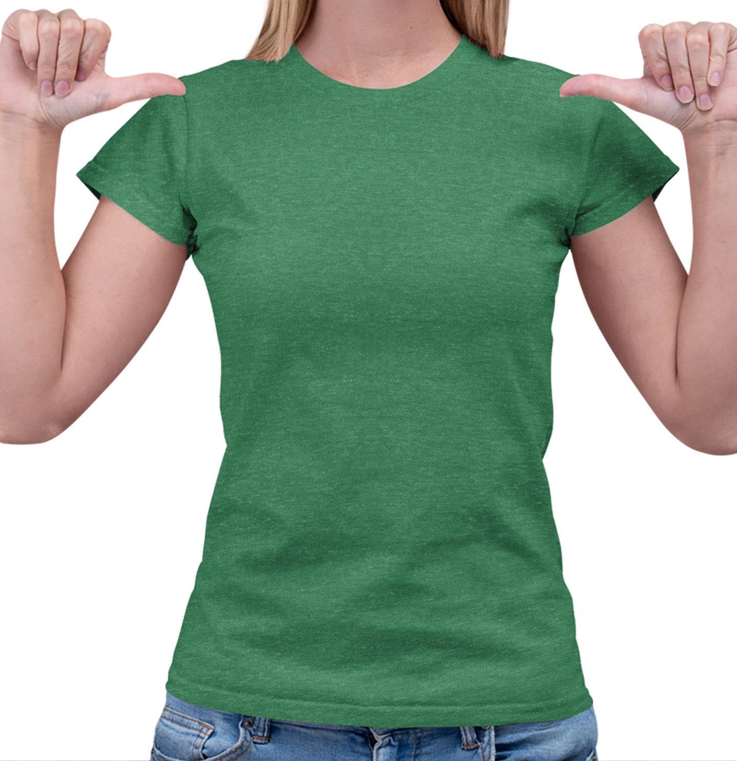 Golden Mom Illustration - Women's Fitted T-Shirt