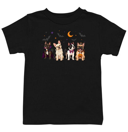 French Bulldog Halloween Lineup - Kids Unisex T-Shirt