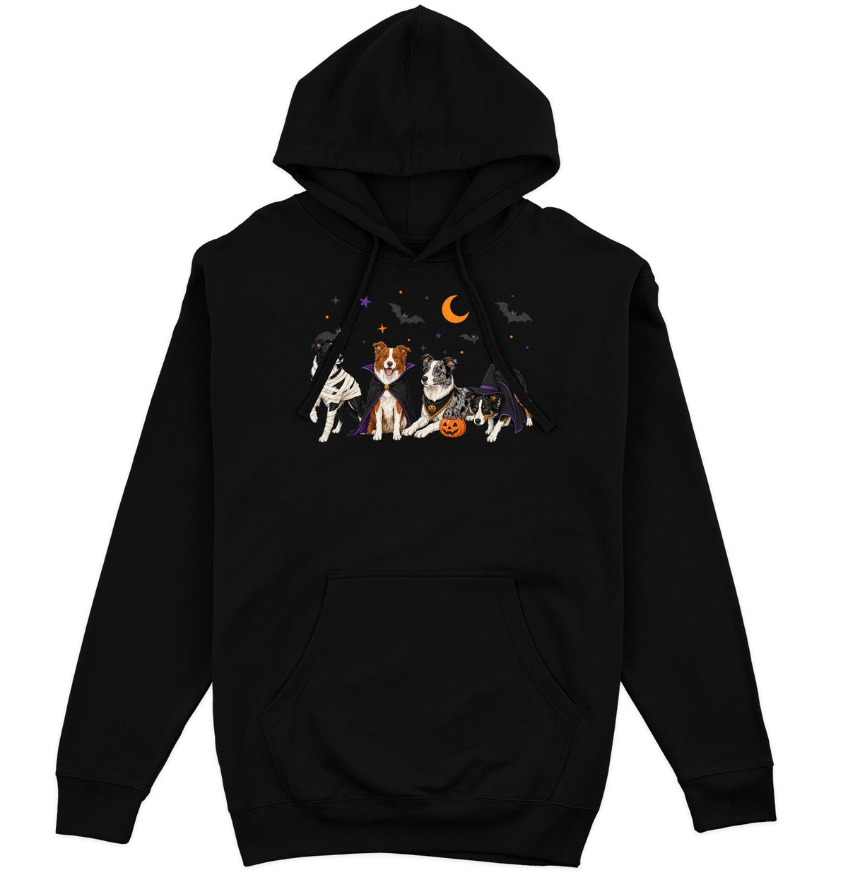 German Wirehaired Pointer Halloween Lineup - Adult Unisex Hoodie