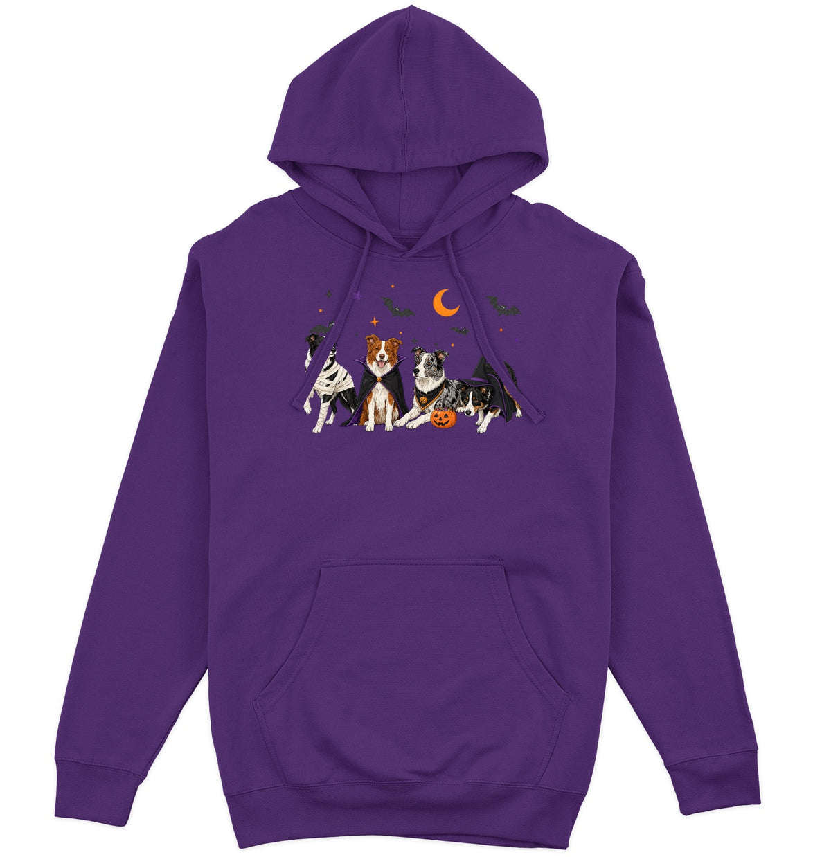 German Wirehaired Pointer Halloween Lineup - Adult Unisex Hoodie