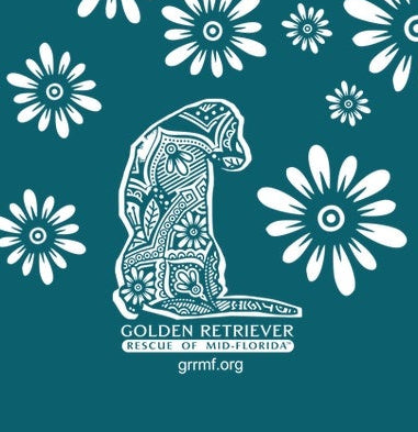 GRRMF Flower Power - Polyester Dog Bandana