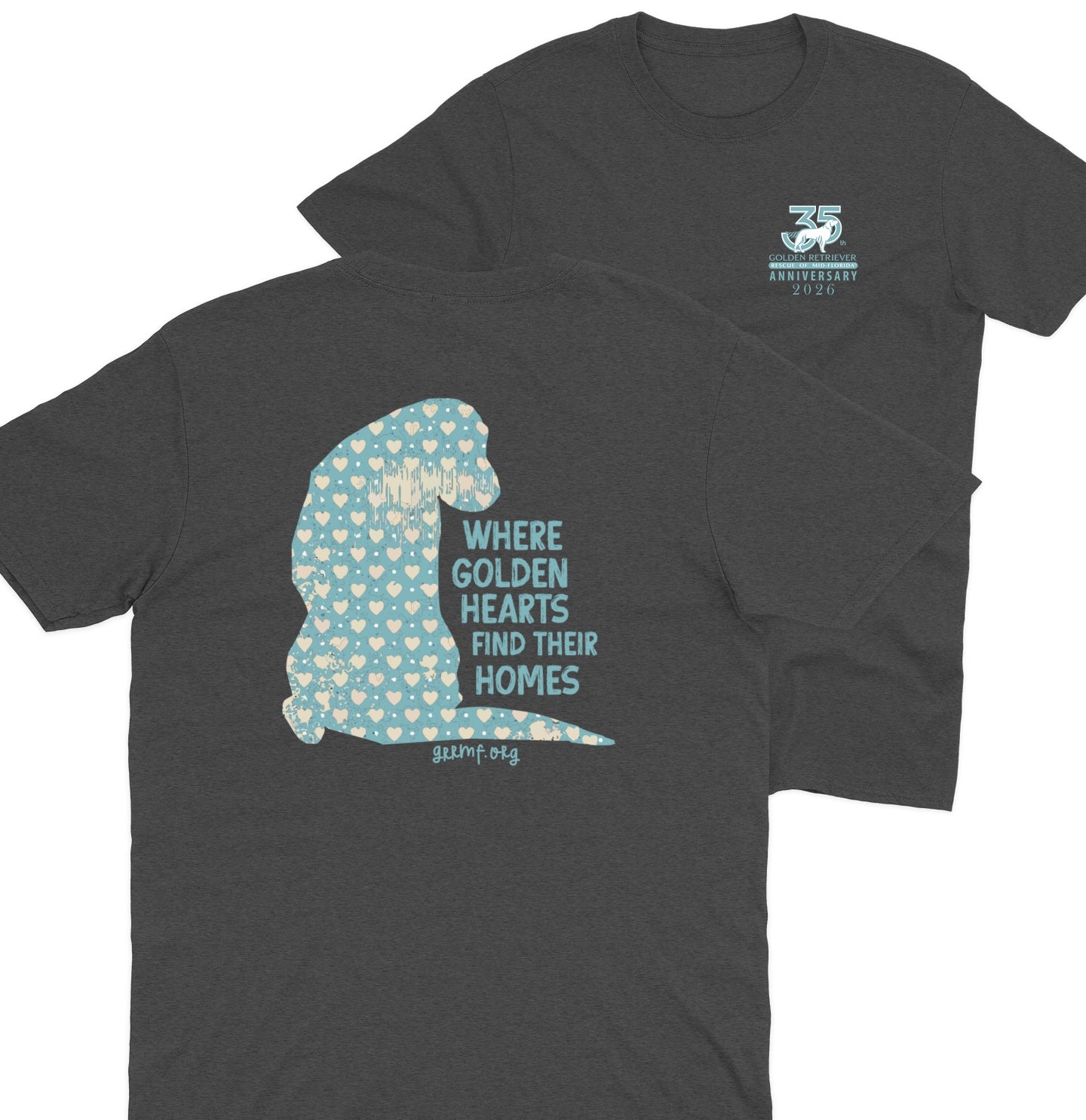 GRRMF Golden Hearts - Adult Unisex T-Shirt