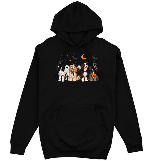 Havanese Halloween Lineup - Adult Unisex Hoodie
