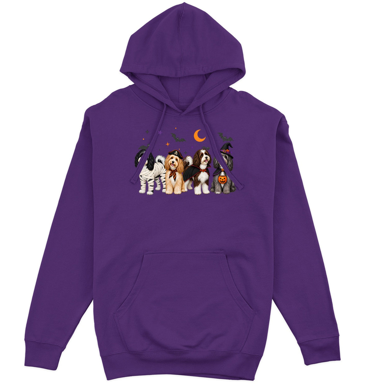 Havanese Halloween Lineup - Adult Unisex Hoodie