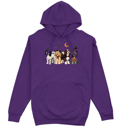 Havanese Halloween Lineup - Adult Unisex Hoodie