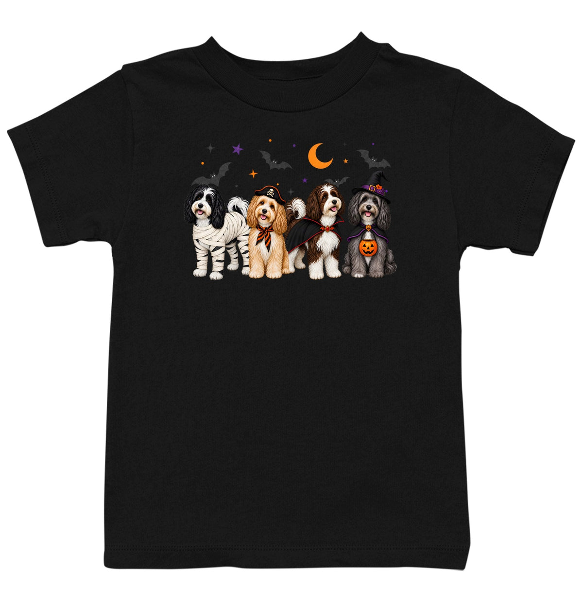 Havanese Halloween Lineup - Kids Unisex T-Shirt