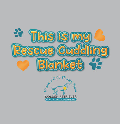 Rescue Cuddling Blanket Hearts of Gold - Fleece Sweatshirt Blanket