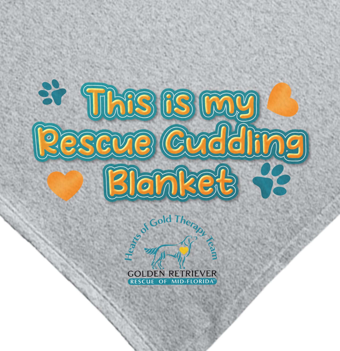Rescue Cuddling Blanket Hearts of Gold - Fleece Sweatshirt Blanket