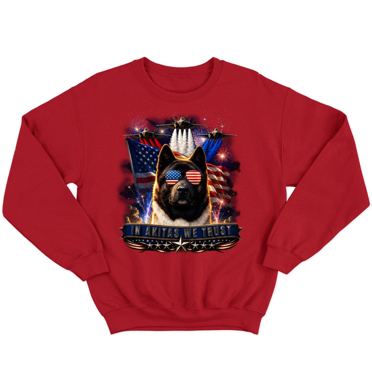 In Akitas We Trust - Crewneck Sweatshirt