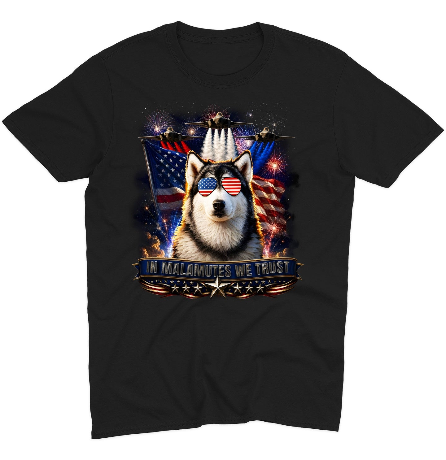 In Alaskan Malamutes We Trust - Adult Unisex T-Shirt