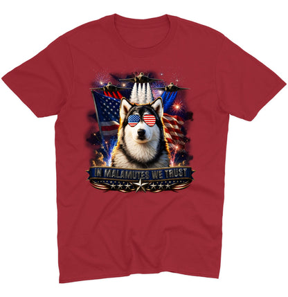 In Alaskan Malamutes We Trust - Adult Unisex T-Shirt