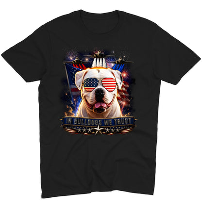 In American Bulldogs We Trust - Adult Unisex T-Shirt