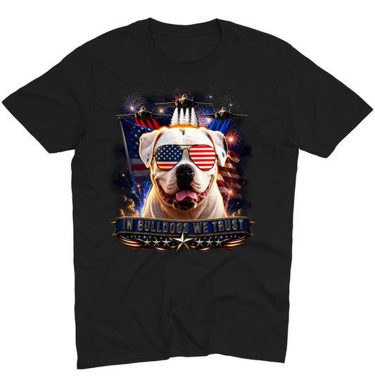 In American Bulldogs We Trust - Adult Unisex T-Shirt
