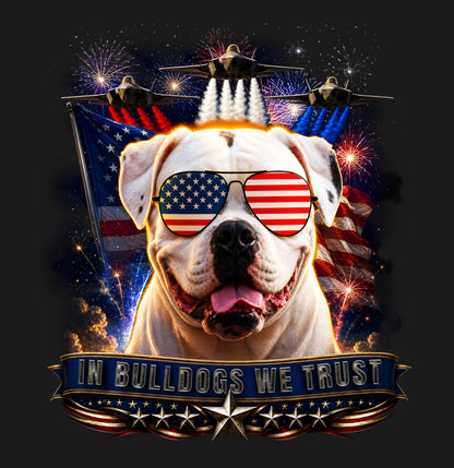 In American Bulldogs We Trust - Adult Unisex T-Shirt