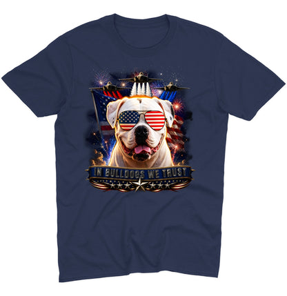 In American Bulldogs We Trust - Adult Unisex T-Shirt