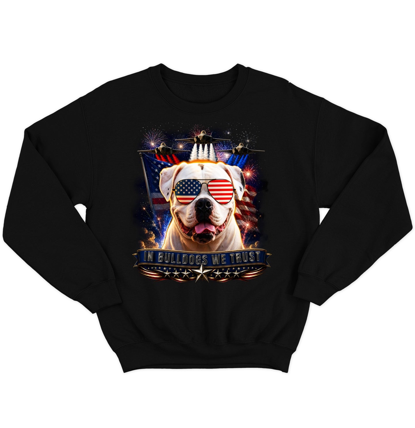 In American Bulldogs We Trust - Crewneck Sweatshirt