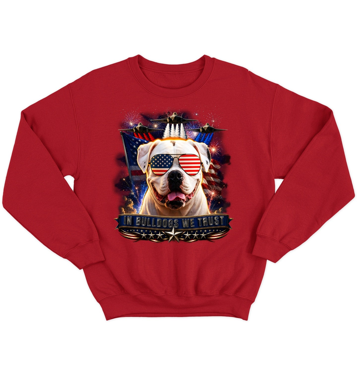 In American Bulldogs We Trust - Crewneck Sweatshirt