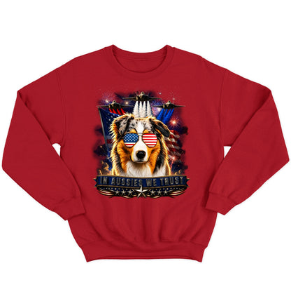 In Australian Shepherds We Trust - Crewneck Sweatshirt