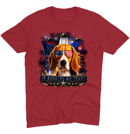 In Beagles We Trust - Adult Unisex T-Shirt