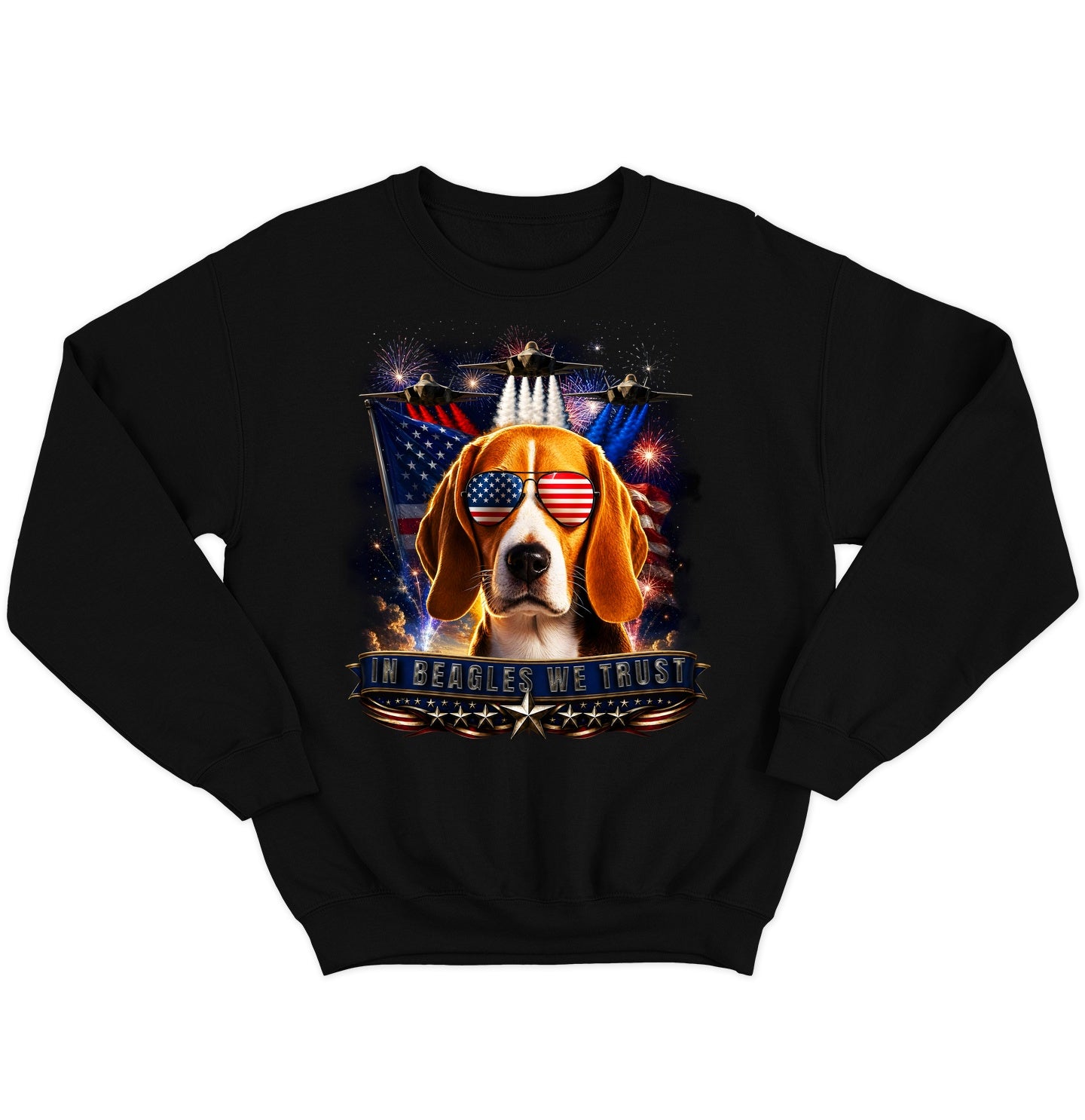 In Beagles We Trust - Crewneck Sweatshirt