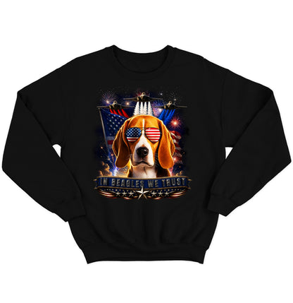 In Beagles We Trust - Crewneck Sweatshirt