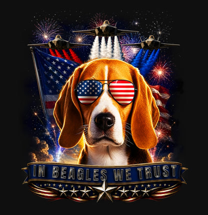 In Beagles We Trust - Crewneck Sweatshirt