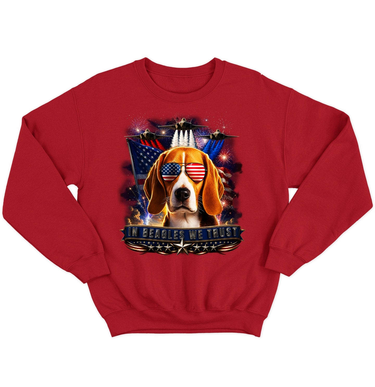In Beagles We Trust - Crewneck Sweatshirt