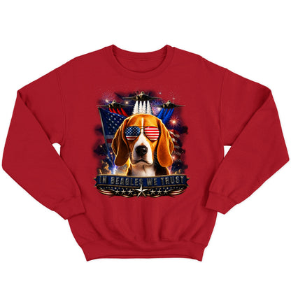 In Beagles We Trust - Crewneck Sweatshirt