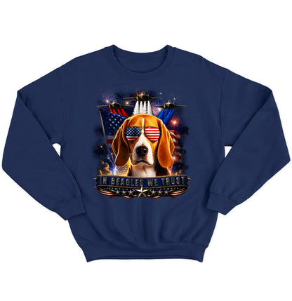 In Beagles We Trust - Crewneck Sweatshirt