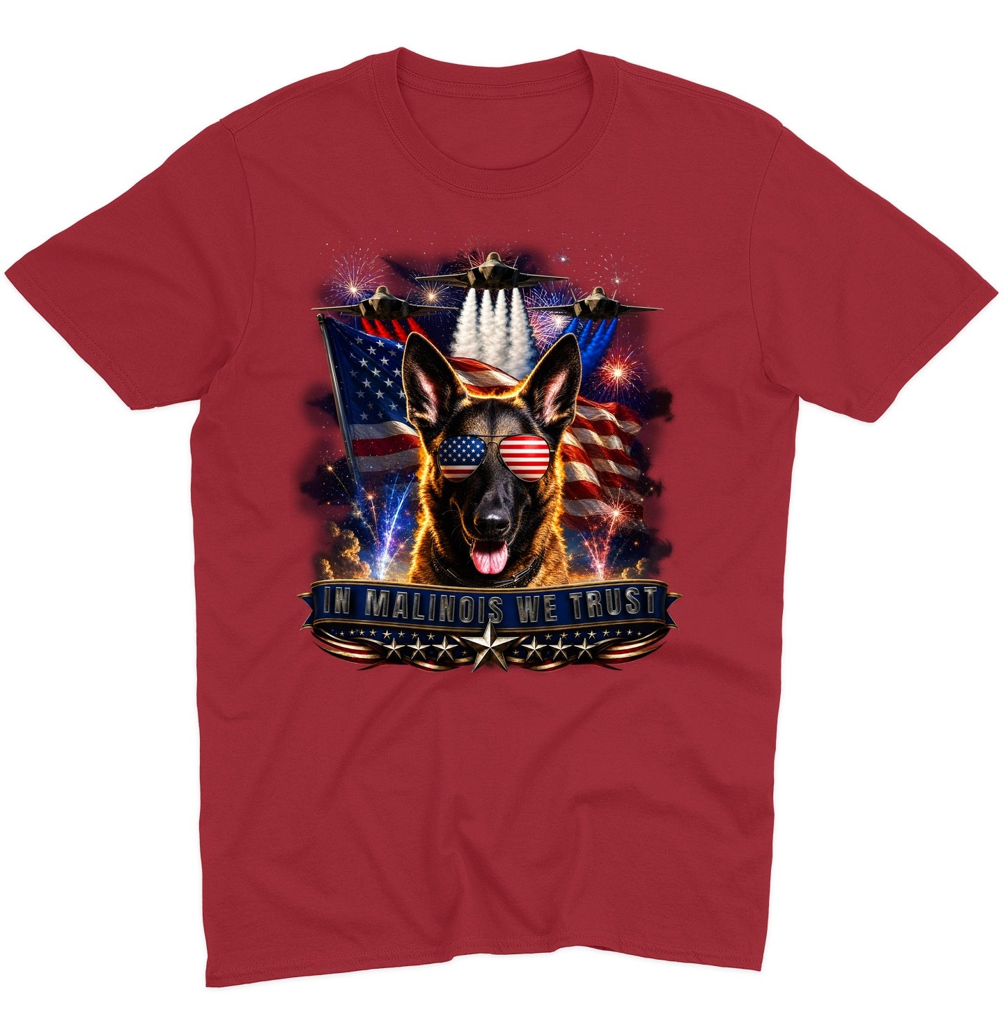 In Belgian Malinois We Trust - Adult Unisex T-Shirt