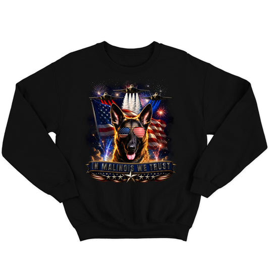 In Belgian Malinois We Trust - Crewneck Sweatshirt