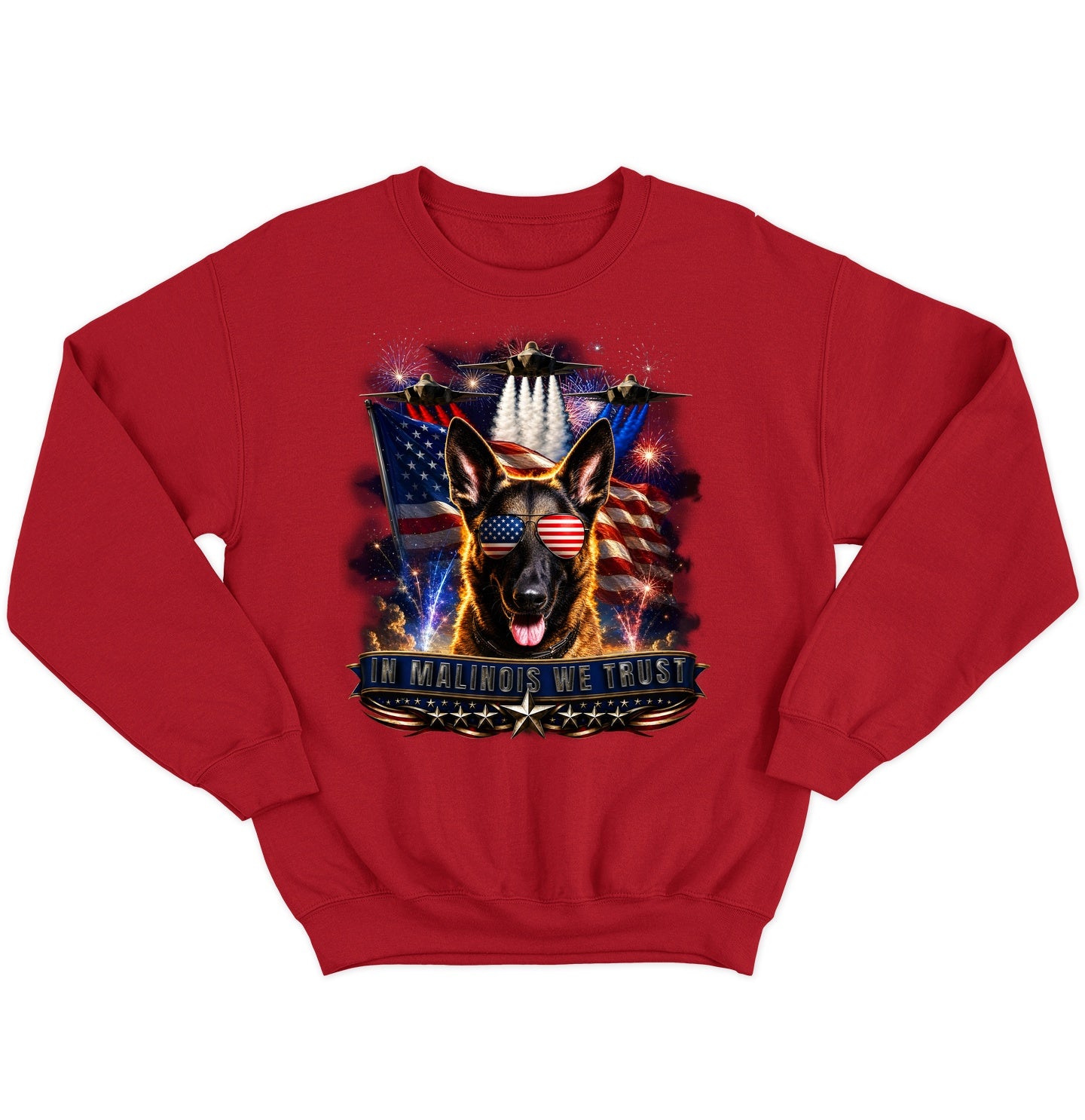 In Belgian Malinois We Trust - Crewneck Sweatshirt