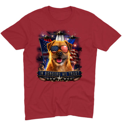 In Border Terriers We Trust - Adult Unisex T-Shirt