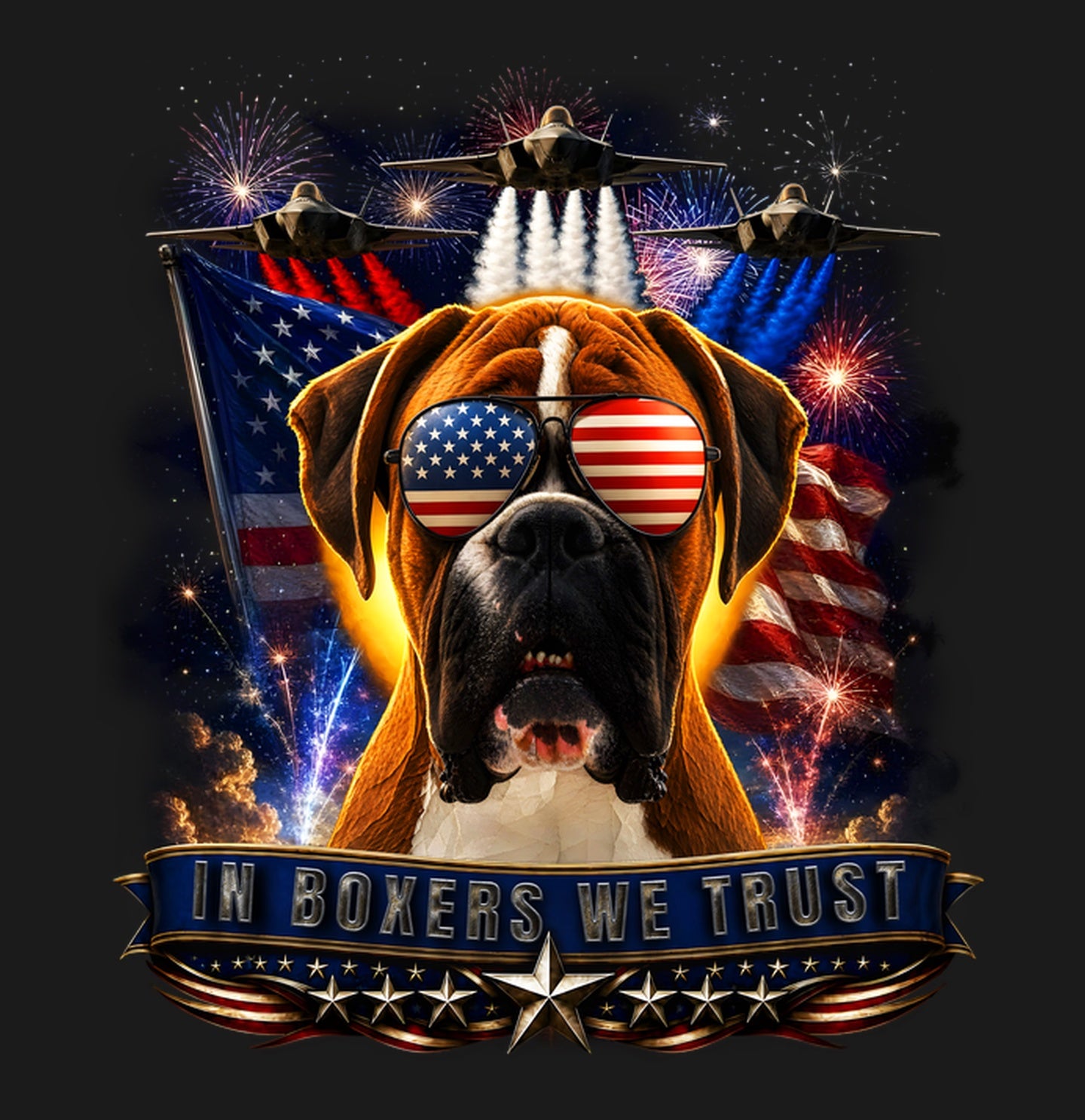 In Boxers We Trust - Adult Unisex T-Shirt