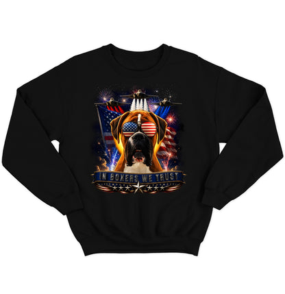 In Boxers We Trust - Crewneck Sweatshirt