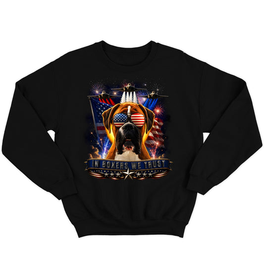 In Boxers We Trust - Crewneck Sweatshirt
