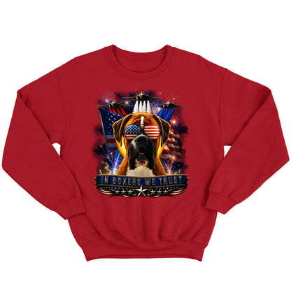 In Boxers We Trust - Crewneck Sweatshirt